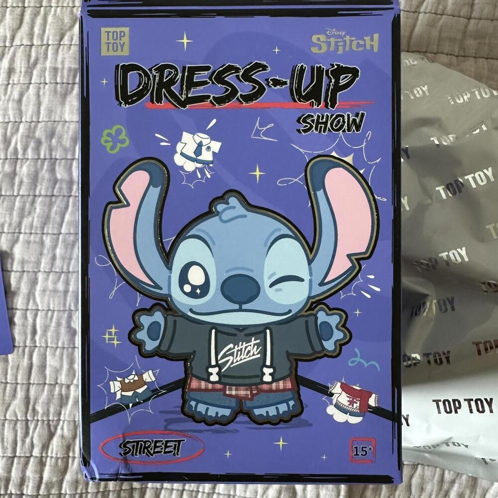 Top Toy STITCH Dress Up Show Series Plush Gift Blind Box Confirmed CASUAL STYLE - Picture 4 of 7